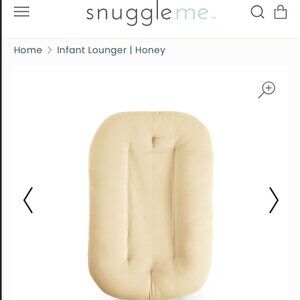 Snuggle Me Infant Lounger Organic Cotton Honey